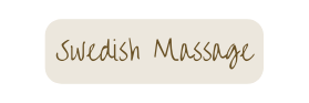Swedish Massage